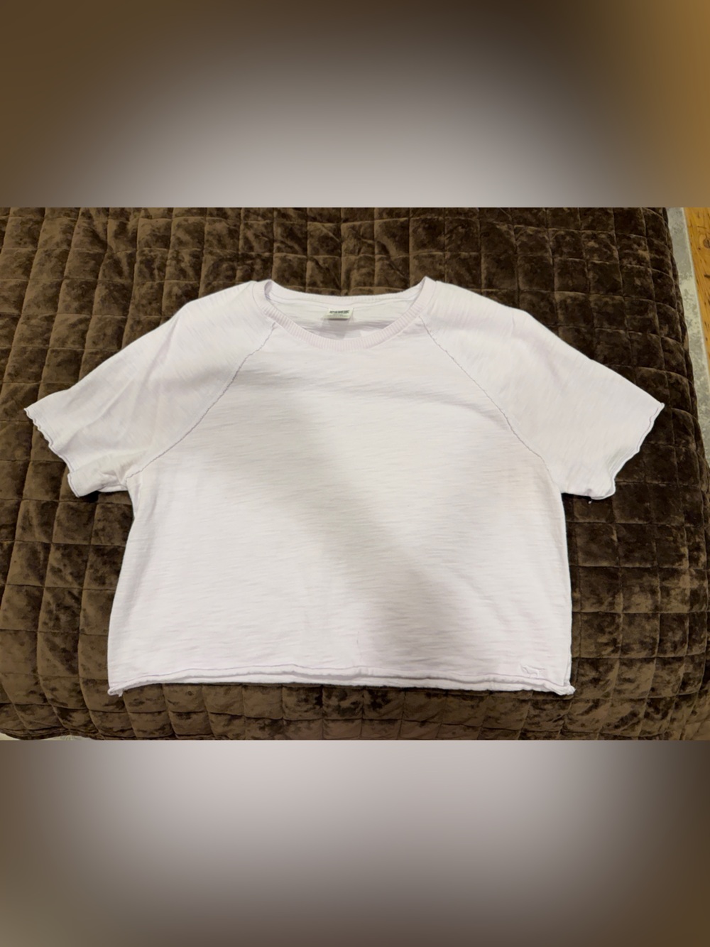 PINK Victoria's Secret Light Lavender Short-Sleeve Tee